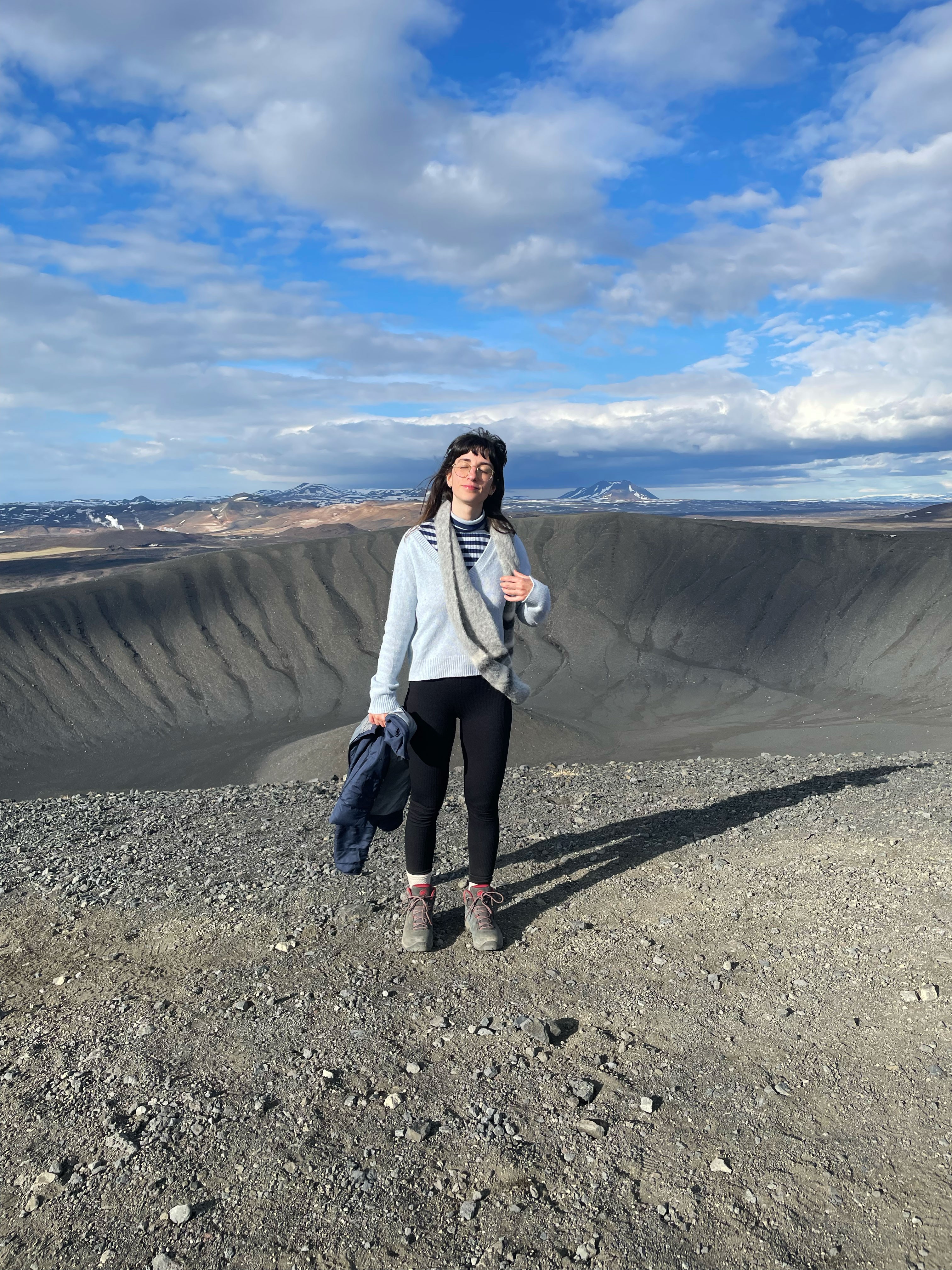 Photo of me in a volcano in Iceland